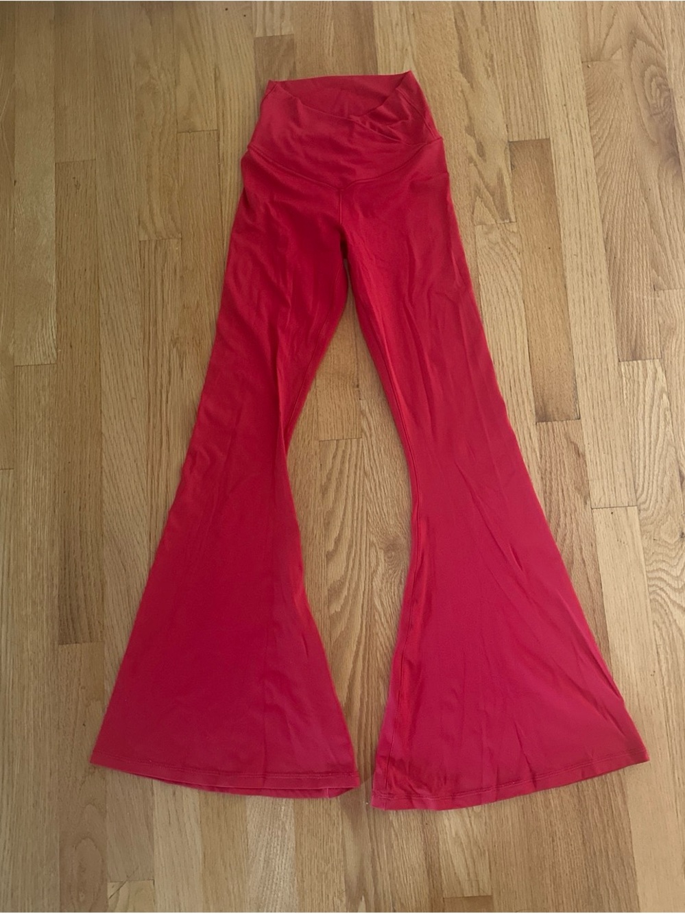 aerie Red Flared Yoga Pants